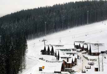 cable car for skiers