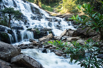 Mae Ya waterfall, Big waterfall at Chiangmai, Northern, Thailand