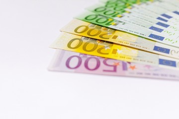 Background of euro Money . Euro cash background.