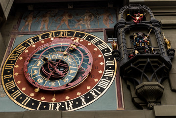 Zytglogge astronomical clock in the Old City of Bern 