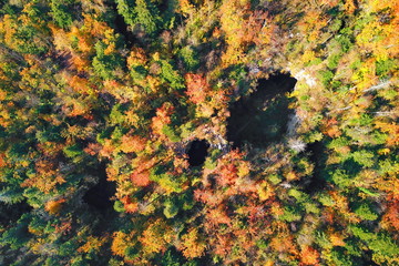 Sinkhole in the ground