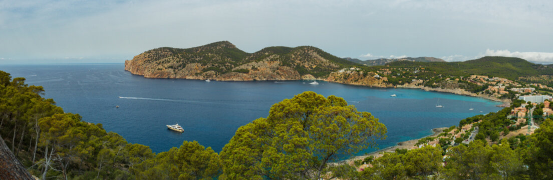 Panorama Bucht bei Es Camp de Mar Mallorca Spanien