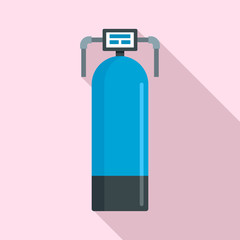 Presure water filter icon. Flat illustration of presure water filter vector icon for web design