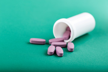 tablets are poured out