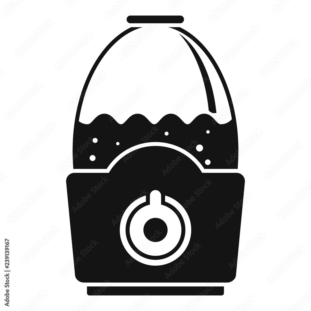 Poster healthy humidifier icon. simple illustration of healthy humidifier vector icon for web design isolat