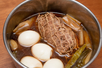 煮豚と煮卵