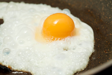 frying a frozen egg
