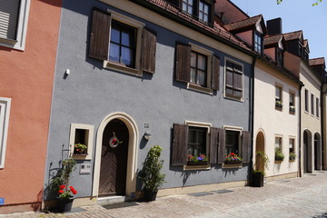 Fototapeta na wymiar Altstadtgasse in Amberg