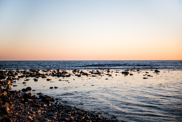 Obraz premium beautiful sunset on the sea