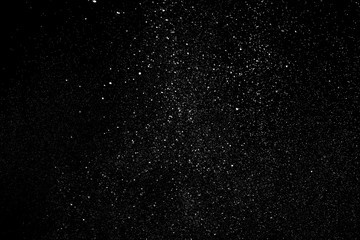 Fototapeta premium Śnieg i mgła na czarnym tle