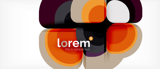 Geometric modern abstract background