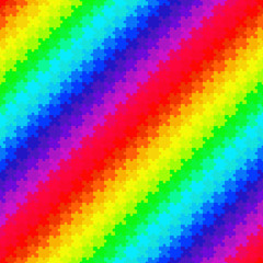 Bright seamless rainbow puzzle