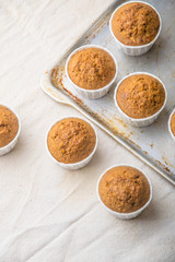 group of carrot muffins in general