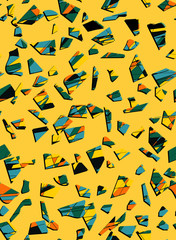 Trendy seamless terrazzo pattern. Abstract texture marble flooring vector illustration