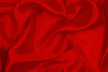 Red silk texture luxurious satin for abstract background