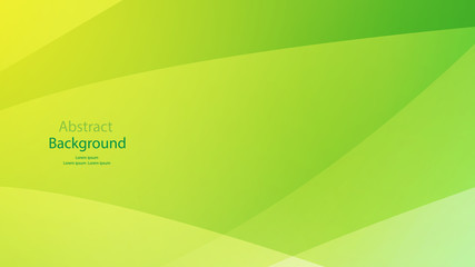 Obraz premium Green color and Yellow color background abstract art vector