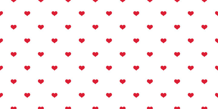 heart seamless pattern valentine vector love cartoon scarf isolated illustration tile background repeat wallpaper