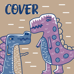 Vector illustration of dinosaur