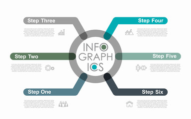 Infographic design template with place for your data. Vector illustration.