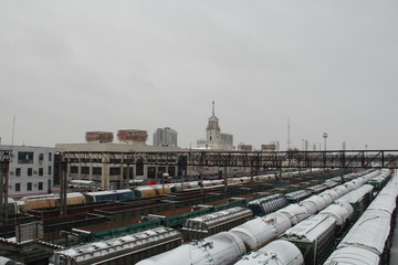 Fototapeta premium Train station