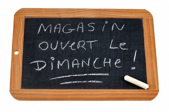 Magasin ouvert le dimanche 