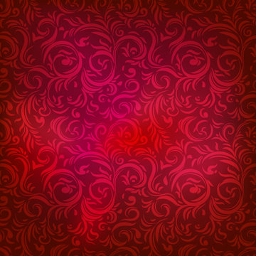 Ornamental seamless pattern. Festive red style. Bright holiday background