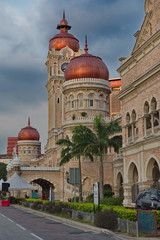 Fototapeta na wymiar South-East Asia. The Capital Of Malaysia Is Kuala Lumpur. The Palace Of Sultan Abdul Samad