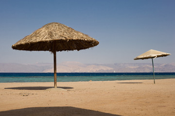 Public beach in Aqaba - Jordan