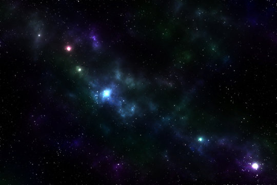 Stars night sky texture. Illustration of galaxy background.