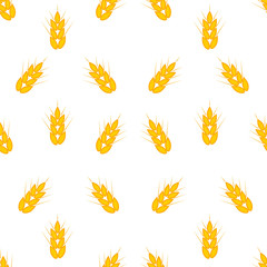 pattern with ears of wheat