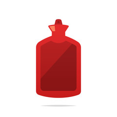 Hot water bag vector isolated