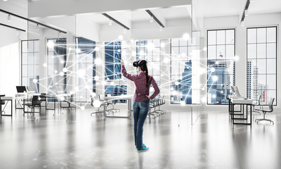 Obraz premium Most new entertainment and communication technologies in use. Mi