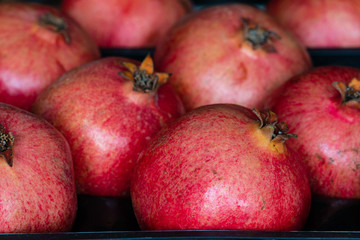 Fototapeta na wymiar Closeup of pomegranate fruit 