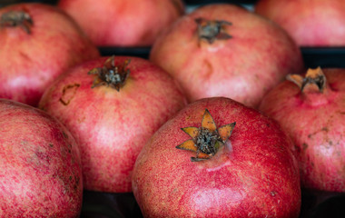 Fototapeta na wymiar Closeup of pomegranate fruit 