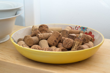 Used wine plugs