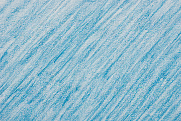blue crayon on paper background texture