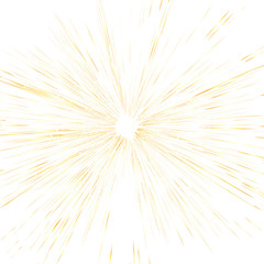 Star burst, gold light rays and dot scattered glitter texture abstract background vector illustration