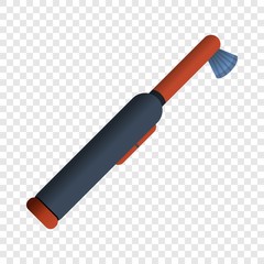 Battery toothbrush icon. Cartoon of battery toothbrush vector icon for web design  