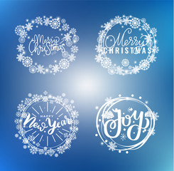 New Year, Happy Holidays Warm Wishes Santa Cookies