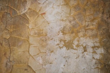 Old yellow wall texture background