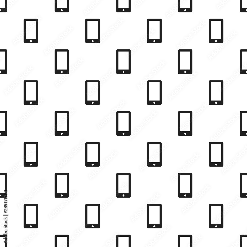 Poster smartphone pattern seamless vector repeat for any web design