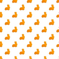 Rabbit biscuit pattern seamless vector repeat for any web design