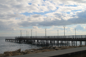 Pier on the Limassol seafront