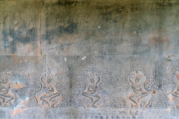 アンコールワットの壁画