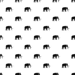 Mammoth pattern vector seamless repeating for any web design