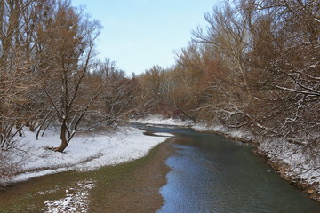 Donauaue bei Korneuburg in &Ouml;sterreich