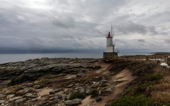 Feu de Kerroch &agrave; Ploemeur (Morbihan, France)