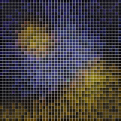 abstract vector square pixel mosaic background