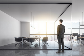 Fototapeta premium Businessman standing in office