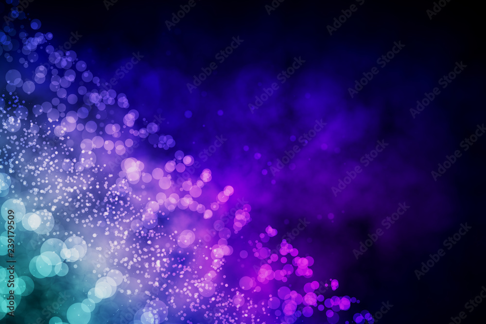 Poster blurry bokeh background